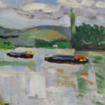 SAUTIN_Le train de péniches aux Andelys-6